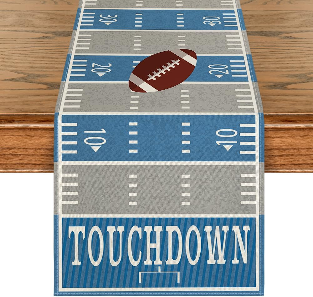 blue-grey-touch-down-american-football-court-table-runner-rugby-boy-birthday-party-kitchen-dining-table-decoration-for-home-decor-13x72-inch