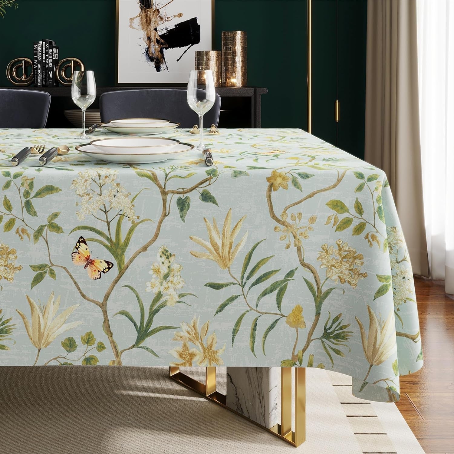 rectangle-table-cloth-100-waterproof-tablecloth-oil-proof-spill-proof-vinyl-table-cloth-wipe-clean-plastic-table-cover-for-dining-camping-indoor-and-outdoor-52-x-70-leaves