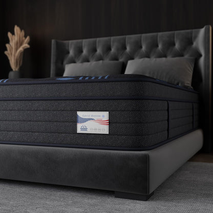 12 Inch Full Medium Firm Hybrid Mattress in a Box, Gel Foam Zoned Pocket Coils for Extra Lumbar Suppor, Certipur-Us & Oeko-Tex, 365-Night Trial for All Sleepers7