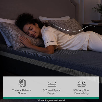 Airyflow Graphene 12 Inch King Size Mattress, Cooling Memory Foam5