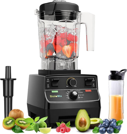 Professional Smoothie Blender, Countertop Blender Commercial | 2200W High Power with 68Oz Pitcher, Smart Presets,Blenders for Kitchen for Ice, Soup,Frozen Dessert with 1 Juice Bottle1