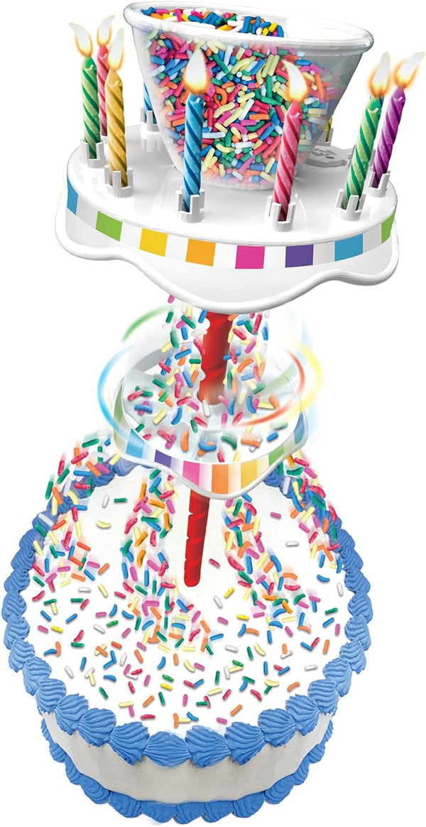 Sprinkle Fountain Cake Topper Set, 32 Candles4