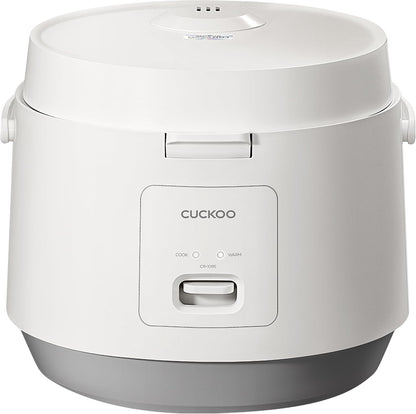 CUCKOO Rice Cooker and Warmer, 20-Cup Cooked, White, CR-1095 | Large 10-Cup Uncooked Capacity, Nonstick Inner Pot, 2 Menus, Steam Tray Included, One-Touch Operation, Automatic Keep Warm1