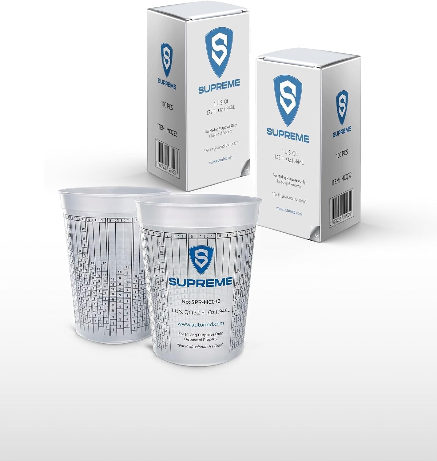 32-oz-1-quart-graduated-plastic-mixing-cups-heavy-duty-solvent-resistant-measuring-cups-with-ratio-markings-for-paint-epoxy-resin-automotive-diy-projects-5