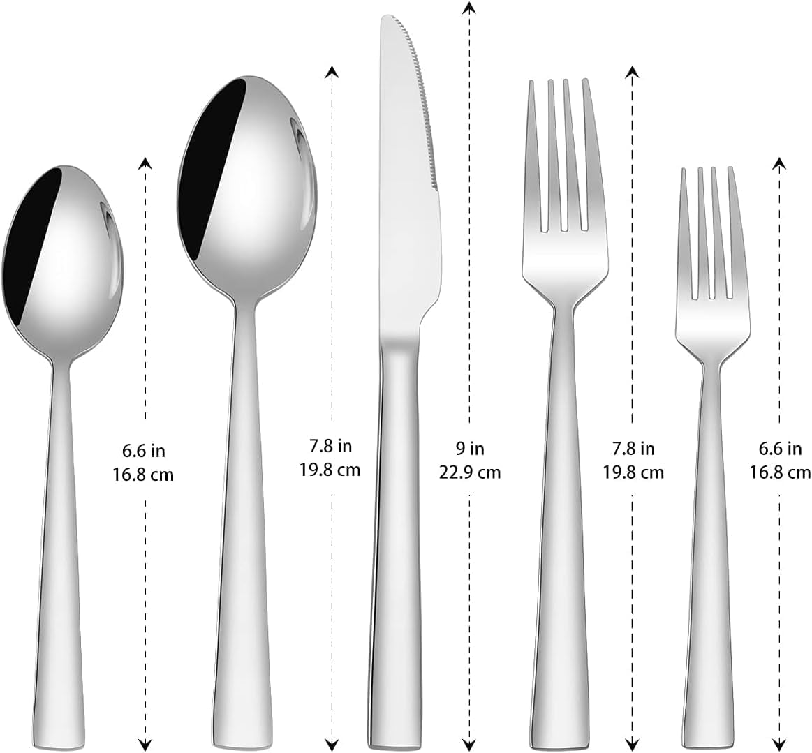 silverware-set-for-2-10-piece-stainless-steel-flatware-cutlery-set-square-edge-kitchen-utensil-include-knives-forks-spoons-tableware-for-home-hotel-mirror-polished-dishwasher-safe