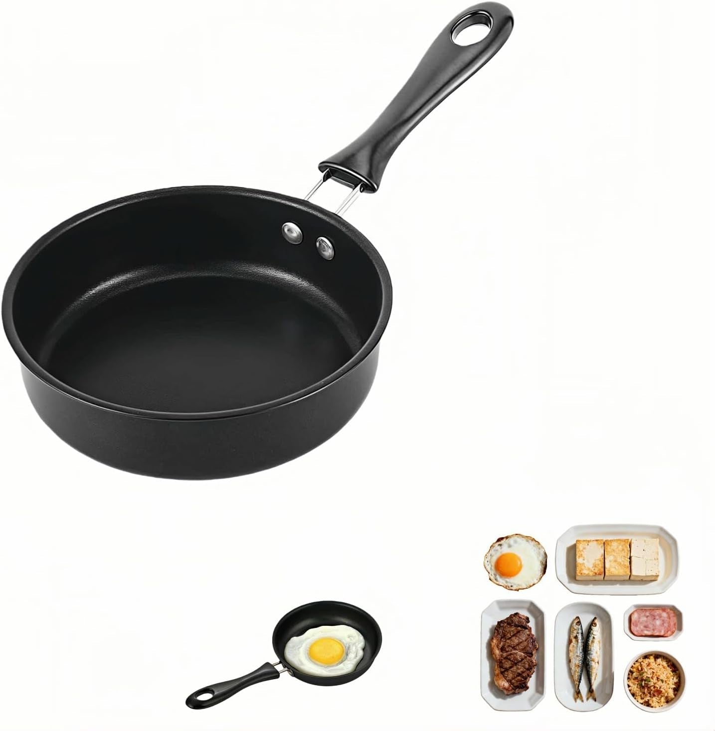 4-7-inch-mini-frying-pan-black-non-stick-egg-pan-with-hanging-hole-flat-bottom-design-for-gas-induction-electric-stove-perfect-for-single-serve-breakfast-omelets-camping-rv-use-black