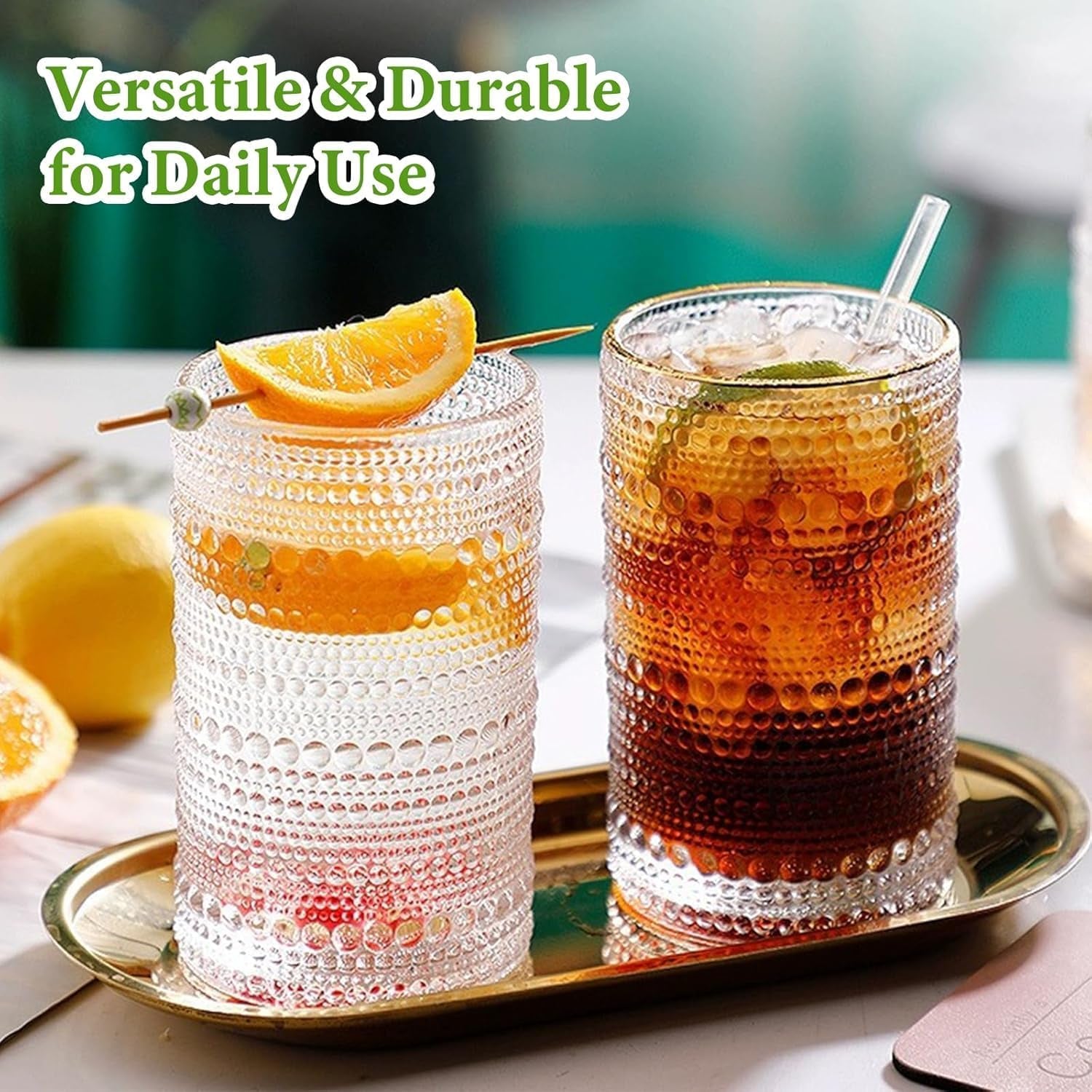 vintage-hobnail-drinking-glasses-set-of-8-12-oz-highball-glasses-10-oz-cocktail-glasses-set-kitchen-water-glasses-cup-bar-tumbler-glassware-set-for-beer-juice-cocktail-whiskey-milk