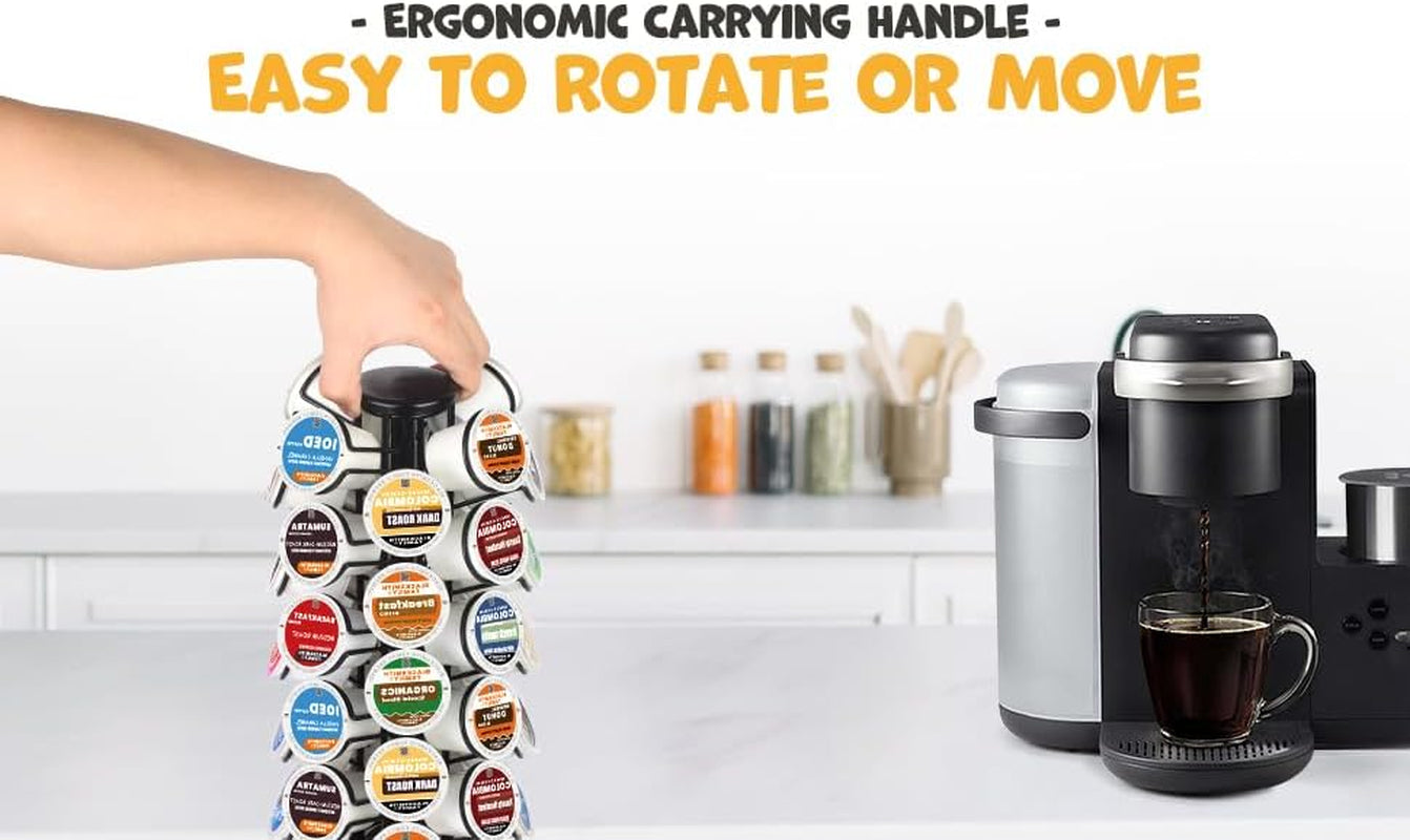 k-cup-holder-coffee-pods-holder-storage-organizer-stand-40-pods-capacity-k-cup-carousel-stable-base-360-rotating-k-cup-organizer-space-saving-for-countertop-k-cups-holder-no-assembly-required