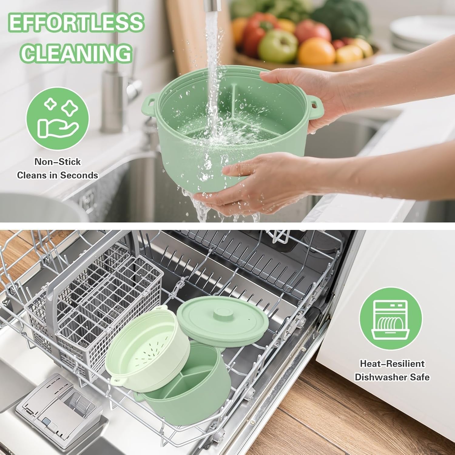 microwave-rice-cooker-2-layer-microwave-pasta-cooker-and-steamer-for-rice-vegetables-quinoa-oatmeal-ramen-silicone-non-stick-green