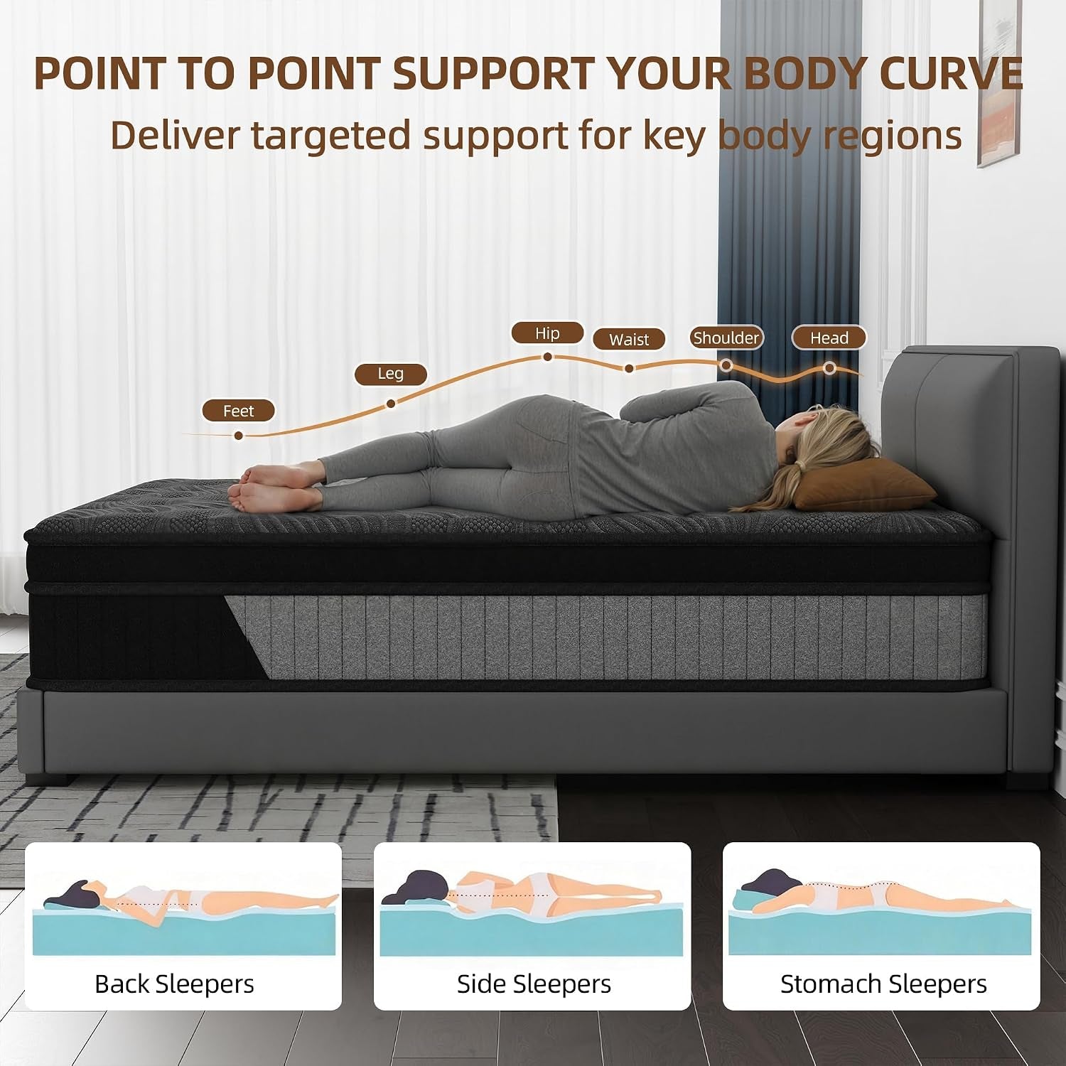 12-inch-hybrid-mattress-queen-memory-foam-individual-pocket-springs