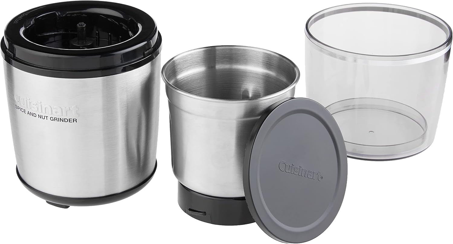 mini-prep-plus-4-cup-food-processor-and-spice-and-nut-grinder-bundle-stainless-steel