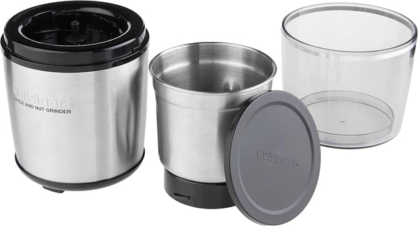 Mini Prep plus 4 Cup Food Processor and Spice-And-Nut Grinder Bundle, Stainless Steel5