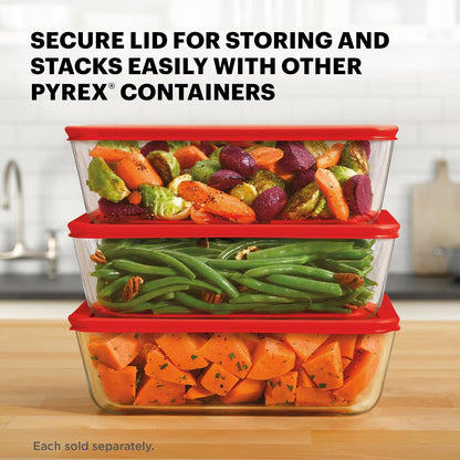 Simply Store 11 Cup Glass Food Storage Container, Bpa-Free Lid5