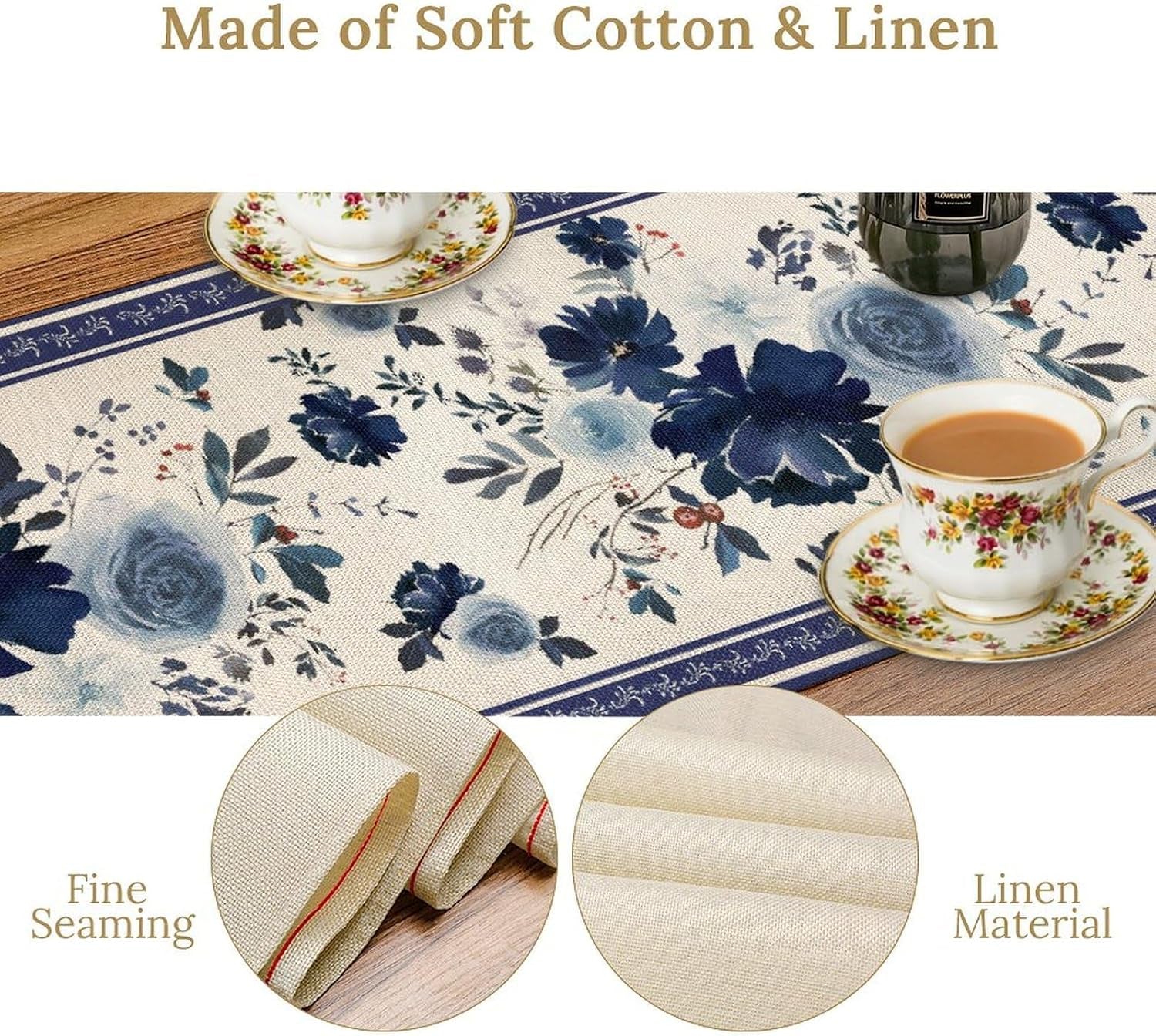navy-blue-flowers-linen-table-runner-spring-floral-seasonal-dinner-table-decoration-for-home-living-room-kitchen-dining-room-13x36in