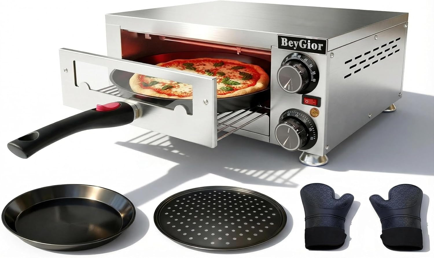 electric-pizza-oven-indoor-12-inch-countertop-pizza-maker-with-viewing-window-stainless-steel-commercial-pizza-oven-removable-handle-dual-baking-trays-and-oven-mitts
