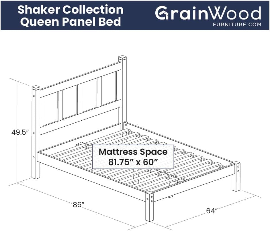 shaker-solid-wood-panel-platform-bed-queen-size-walnut