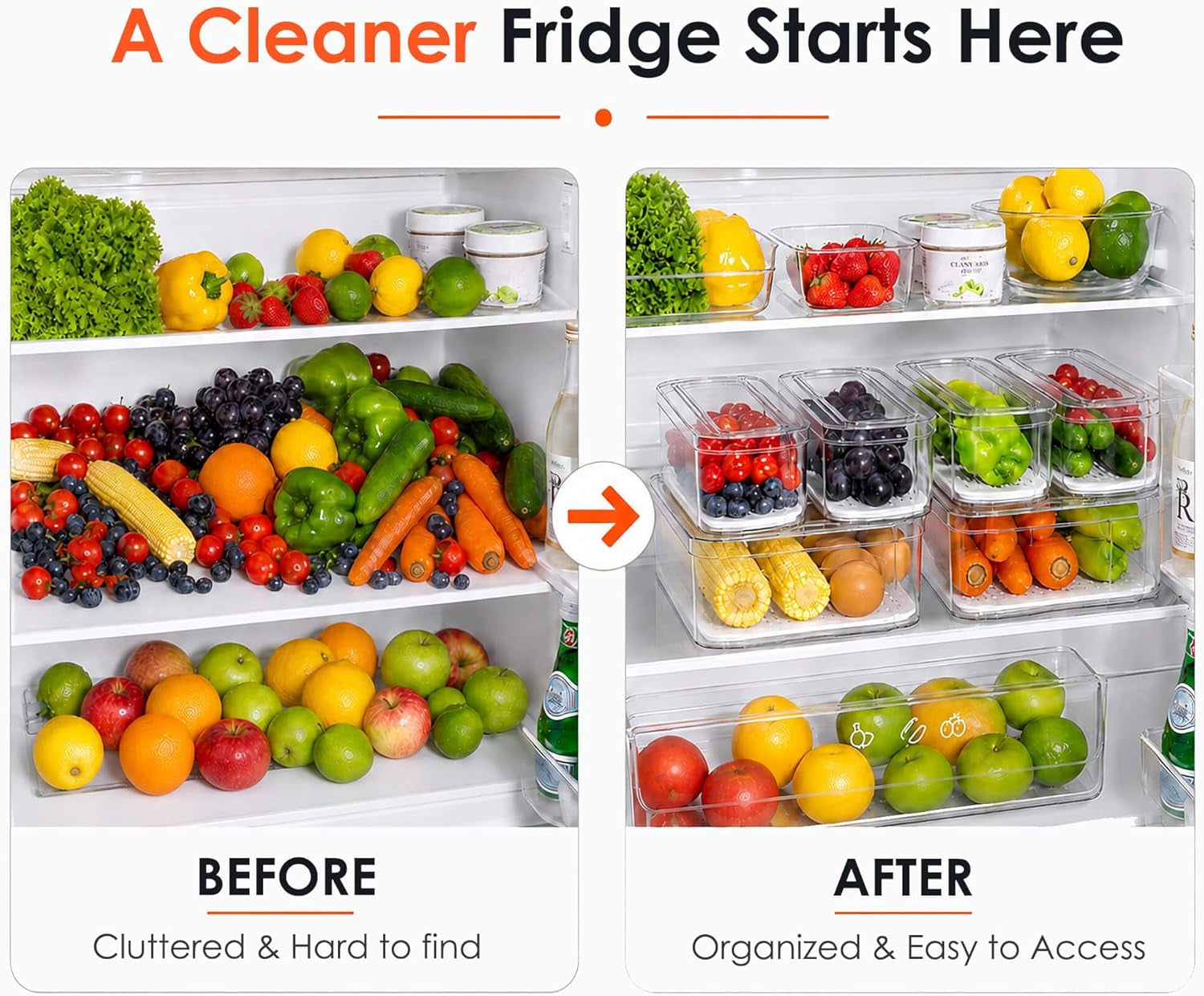 6-pack-clear-fridge-organizer-bins-with-drain-trays-stackable