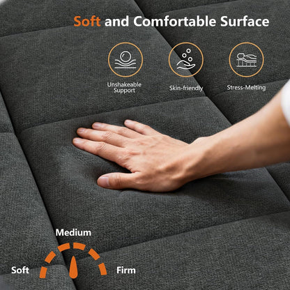 Hybrid Twin Mattress 12 Inch for Pressure Relief, Medium Firm3