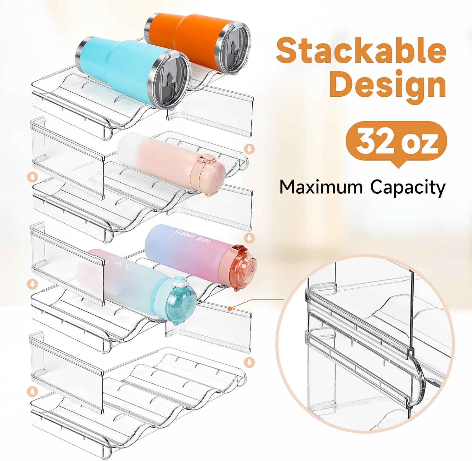 water-bottle-organizer-4-tier-large-compartment-water-bottle-holder