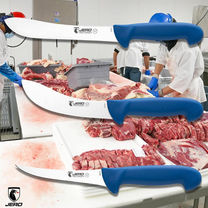 Pro Butcher Meat Processing Set, Butcher Knife Set with Butcher Knife, Skinning Knife and Boning Knife, Made in Portugal2