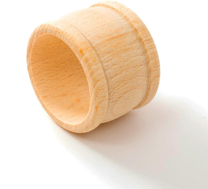 Kitchen – Wooden Napkin Rings, 6-Piece Napkin Holders for Table Decoration, Wooden Ring Set for Cloth, Linen and Paper Table Napkins, 1.69 X 1.26 Inches4