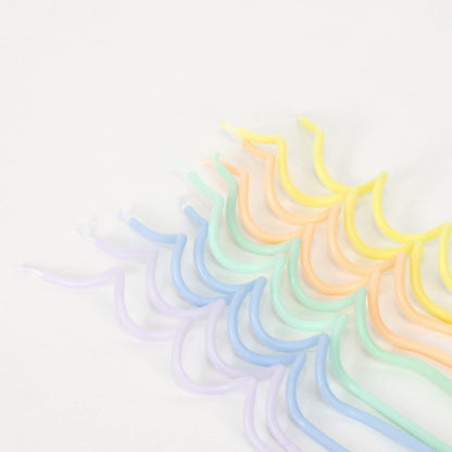 Swirly Tall Cake Candles (Pack of 20)3