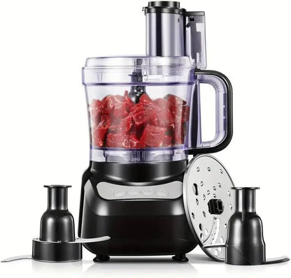 Food Processor, 6 Functions for Chopping, Slicing, Shredding Purees & Dough - 12 Cup Food Processor1