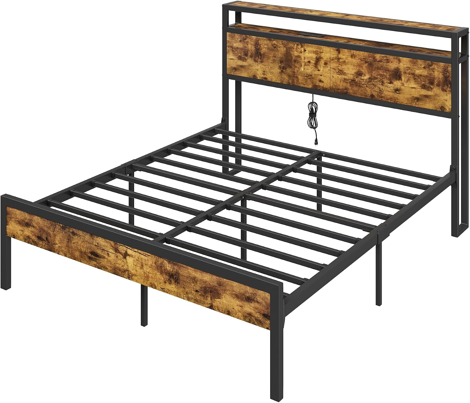 full-size-metal-bed-frame-with-charging-station