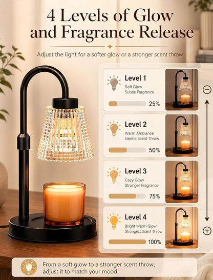 Candle Warmer Lamp with Timer and Dimmer Birthday Gifts for Women4