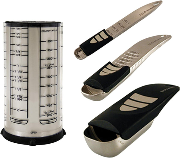 Baker’S Pro Adjust-A-Measure Set, 4-Piece, Satin1