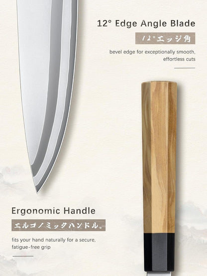 8 Inch Chef Knife,Ultra Sharp Kitchen Knife with Ergonomic Handle4