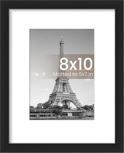 8X10 Picture Frame, Wall Decor Photo Frames, Black 1 Pack1