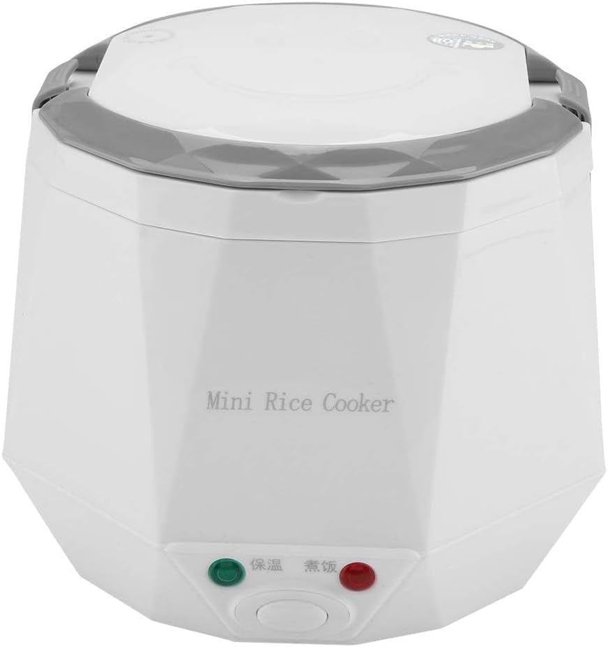 electric-rice-cooker-portable-electric-car-truck-food-steamer-mini-travel-rice-cooker-12v-100w-1-3-l-portable-meal-heater-food-warmerwhite