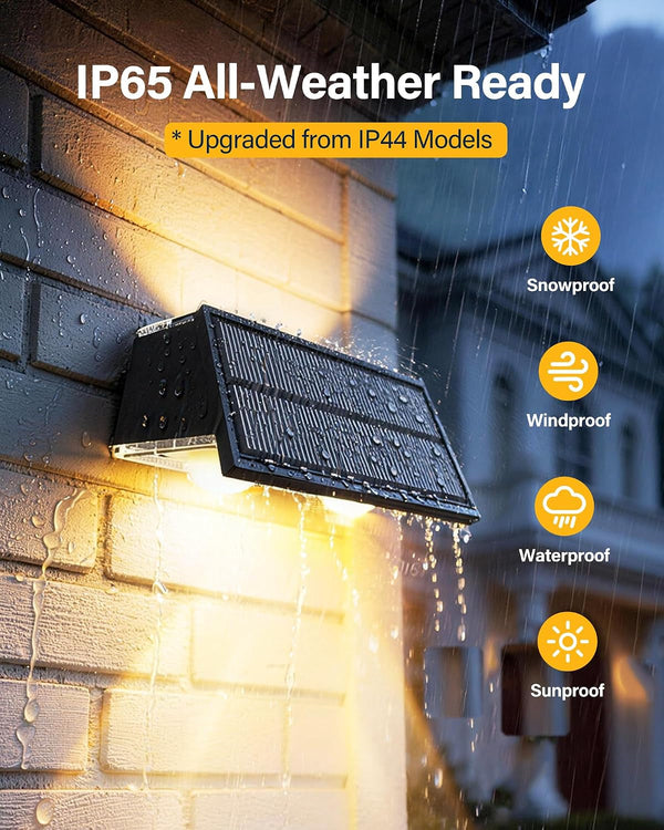 Solar Fence Lights Outdoor, 10 Pack Fence Solar Lights Waterproof4