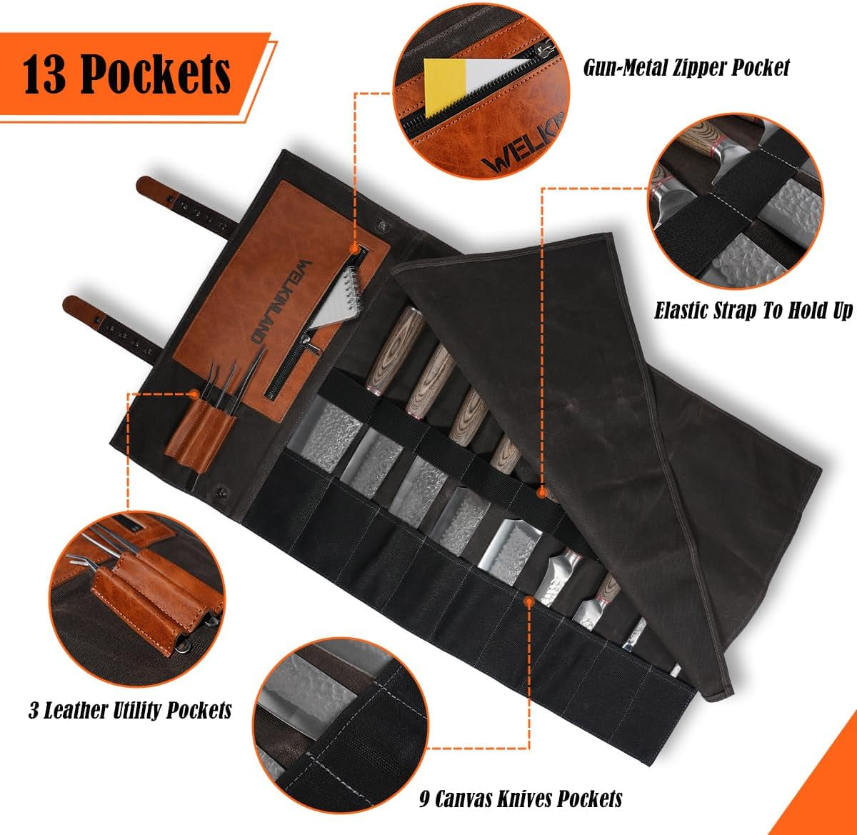 13-pocket-knife-roll-heavy-duty-canvas-leather-knife-roll-bag
