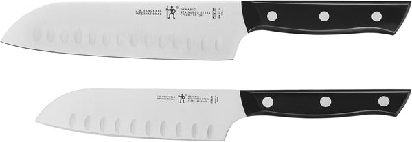 HENCKELS Dynamic Razor-Sharp 2-Pc Knife Set, Santoku Knife 5.5 Inch, Santoku Knife 7 Inch, German Engineered Informed by 100+ Years of Mastery1