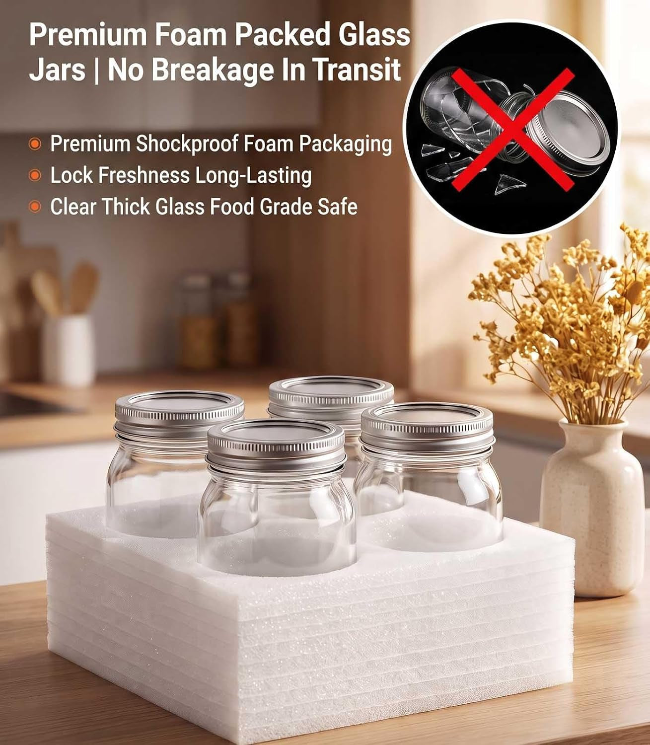 mason-jars-16-oz-with-lids-4-pack-clear-glass-jars-for-meal-prep-storage-leakproof-airtight-seal-bpa-free-thick-glass-microwave-safe-food-container-ideal-for-canning-overnight-oats-meal-prep