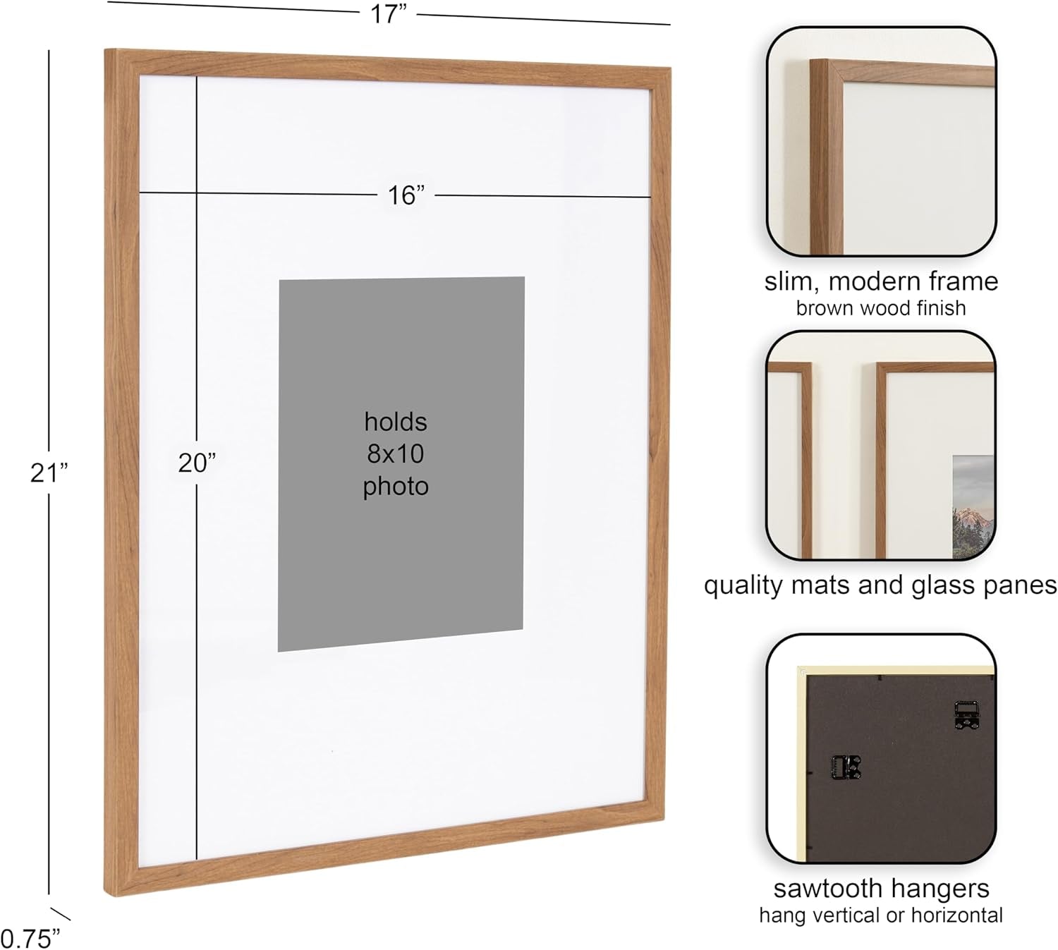 gallery-rectangle-picture-frame-set-of-3-16-x-20-matted-to-8-x-10-brown-modern-three-piece-photo-frame-set-for-gallery-wall-decor-in-living-room-wall-display