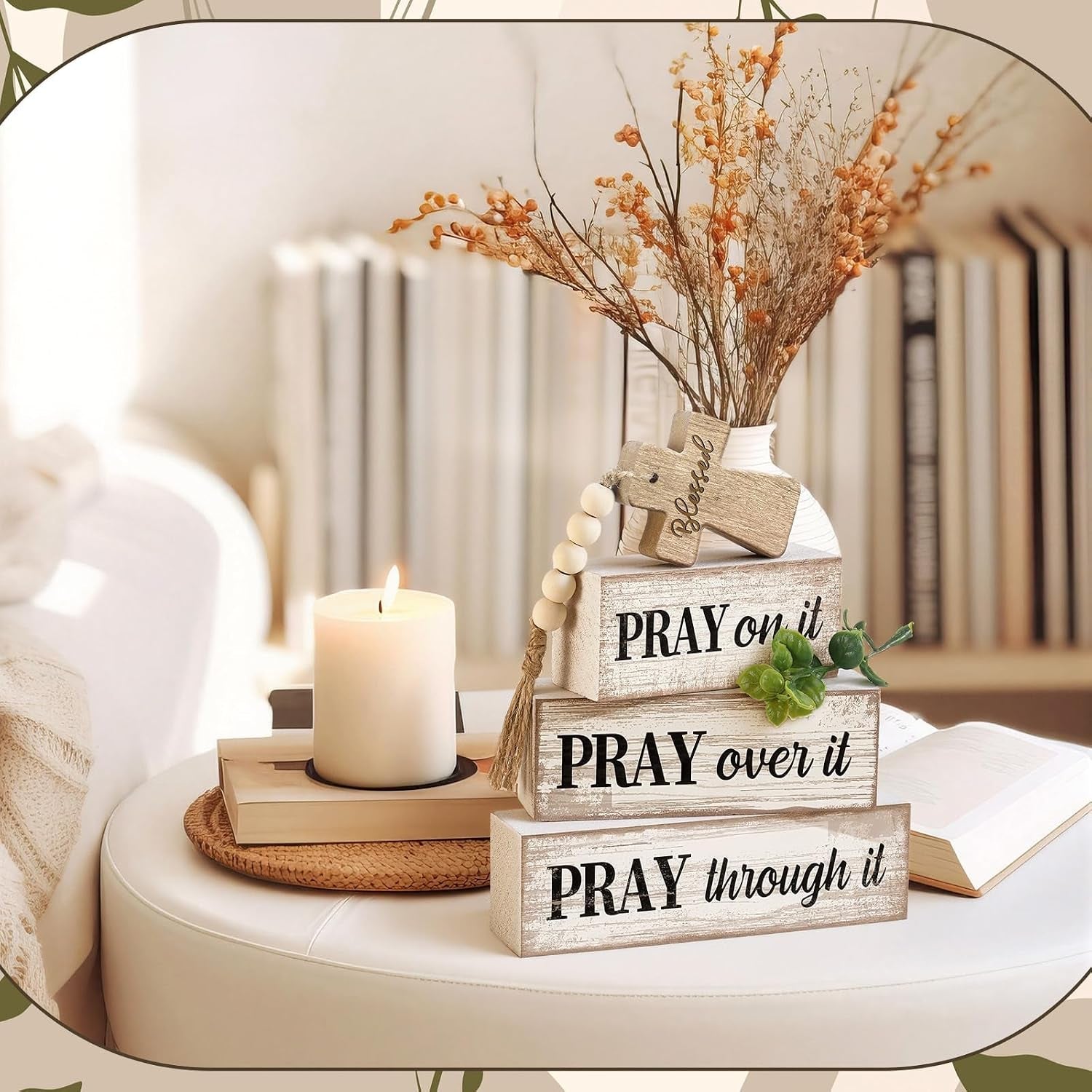 4-pcs-christian-table-decor-wooden-cross-wooden-bible-verse-sign-inspirational-religious-christian-centerpiece-farmhouse-tiered-tray-decorations-wooden-pray-block-signs-faith-inspired