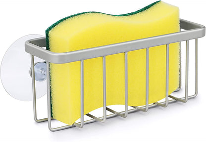 Sponge Holder for Kitchen Sink, Kitchen Sink Caddy -Mat Silver1