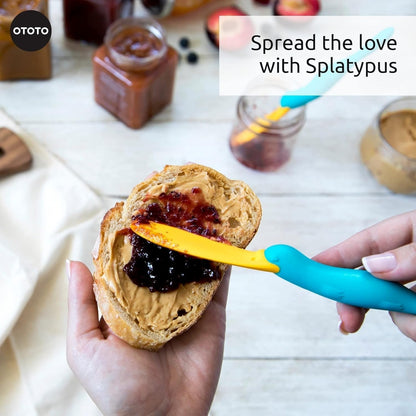 Splatypus Jar Spatula for Scooping and Scraping - Unique Fun Cooking Kitchen Gadgets for Foodies - Bpa-Free & 100% Food Safe - Crepe Spreader5