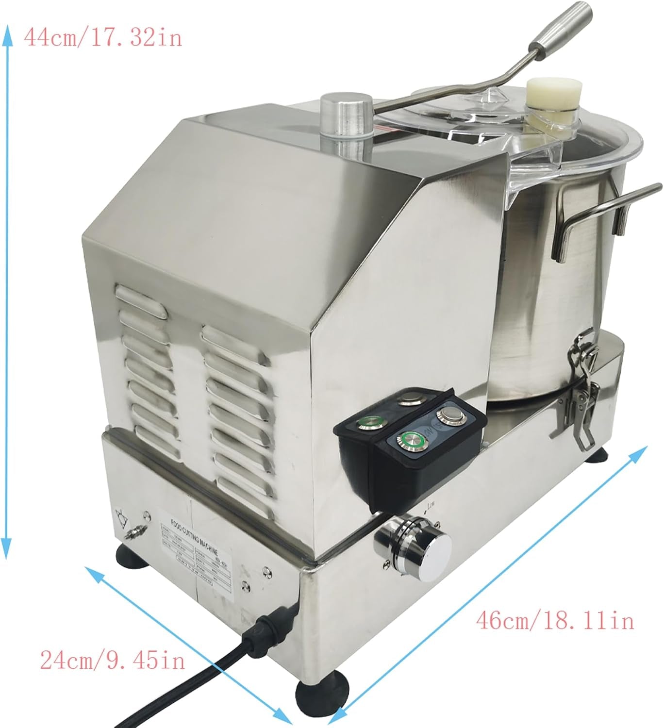 9l-food-processor-vegetable-chopper-commercial-meat-grinder-stainless-steel-electric-chopper-adjustable-speed-meat-mincer-multi-function-for-chopping-vegetables-meat-grains-nuts