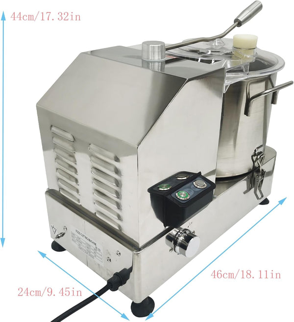 9L Food Processor & Vegetable Chopper, Commercial Meat Grinder, Stainless Steel Electric Chopper, Adjustable Speed Meat Mincer, Multi-Function for Chopping Vegetables, Meat, Grains, Nuts7