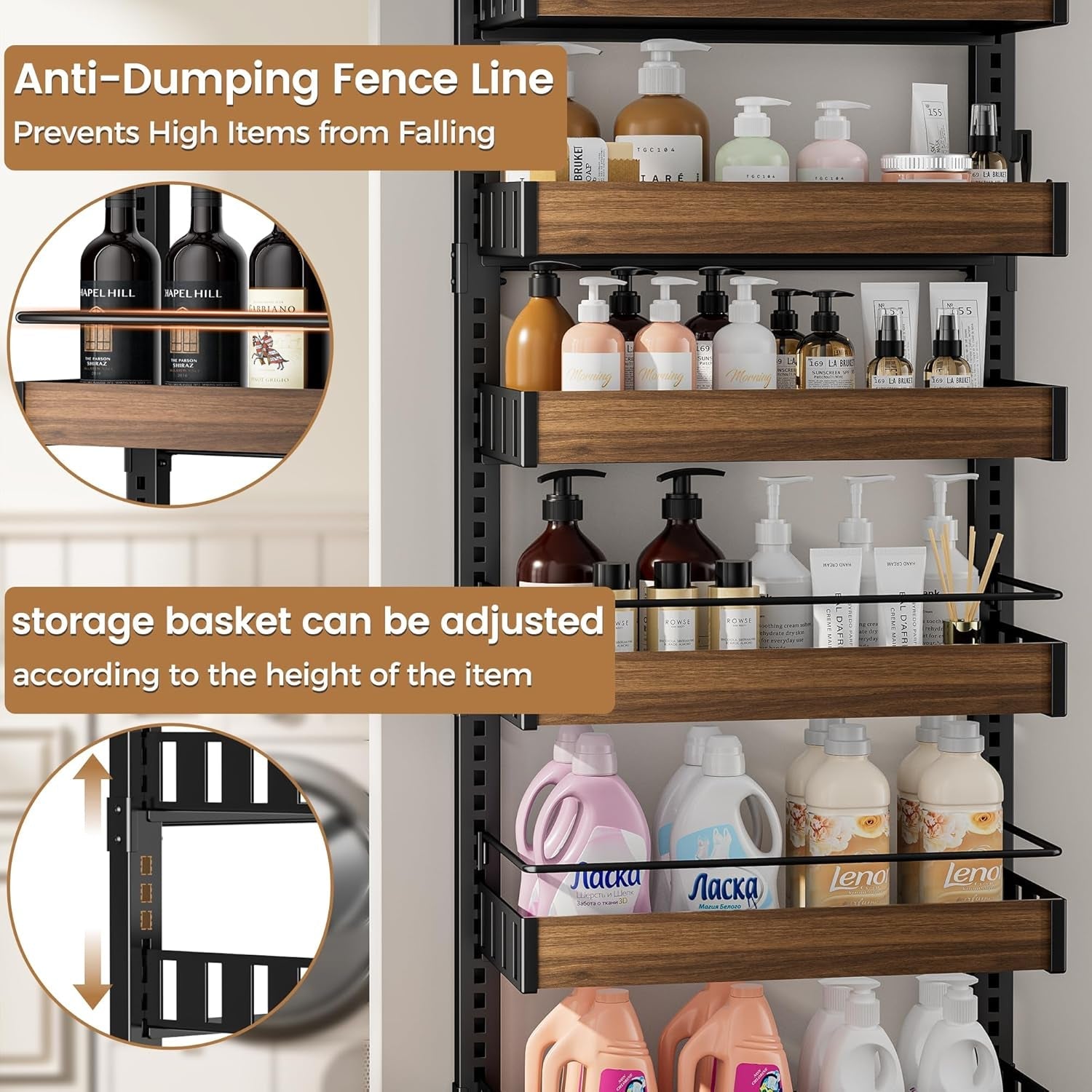 8-tier-over-the-door-pantry-organizer-2-in-1-wall-mount-or-hanging-spice-rack-seasoning-shelves-with-adjustable-basket-back-of-door-organizer-and-storage-for-kitchen-cabinet-and-room-closet