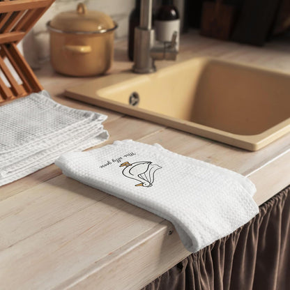 Funny Mr and Mrs Silly Goose Kitchen Towels, Wedding Gifts for Couples Newlyweds Dish Tea Towels for Kitchen Decor, Just Married Gifts Decorative Hand Towels for Bathroom, 16X24 Inch Set of 25