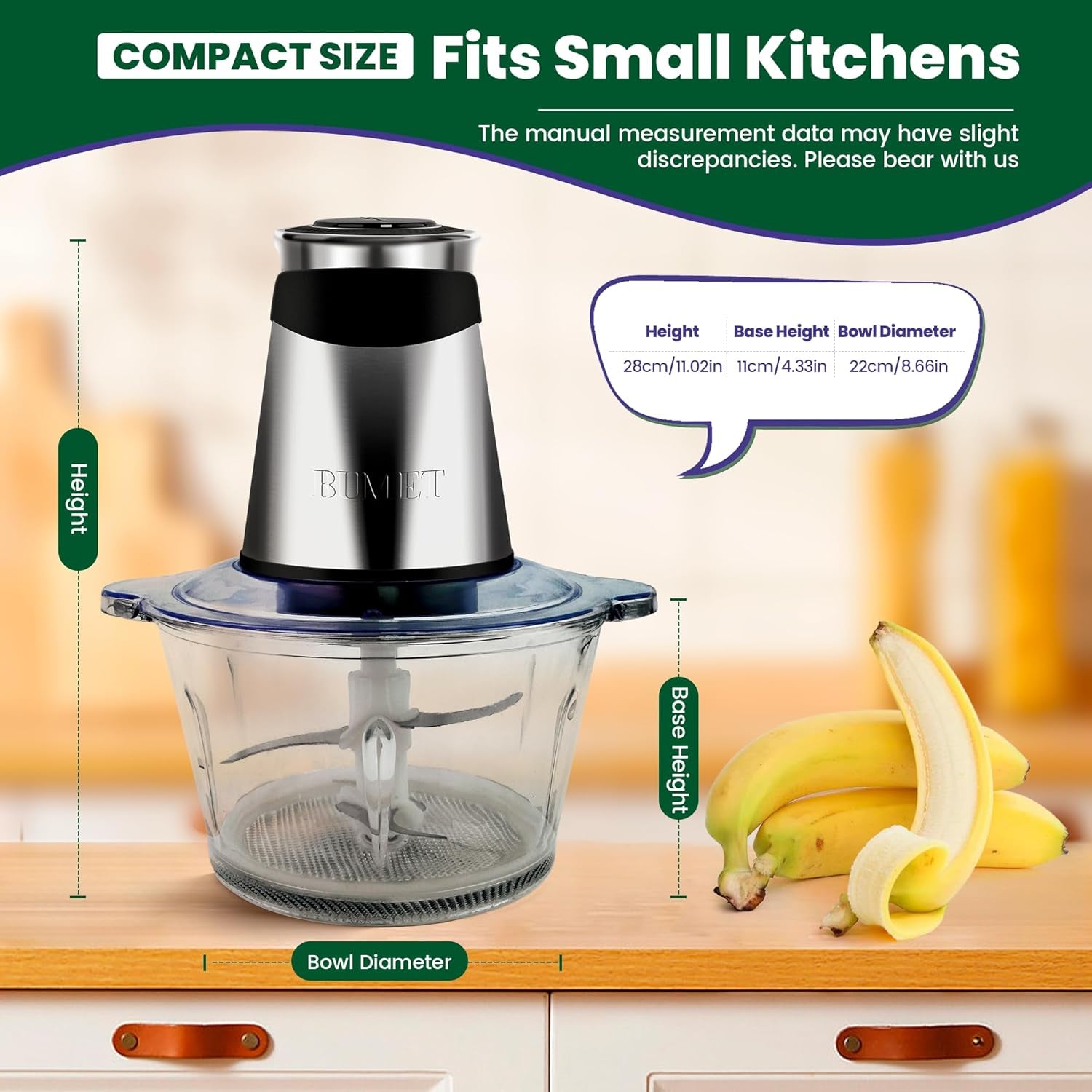 500w-meat-grinder-2-8-cup-bowls-2-blades-food-chopper-glass-stainless-bowl-stainless-steel-blades-for-meat-veggies-nuts-easy-to-clean-ideal-for-daily-kitchen-prep