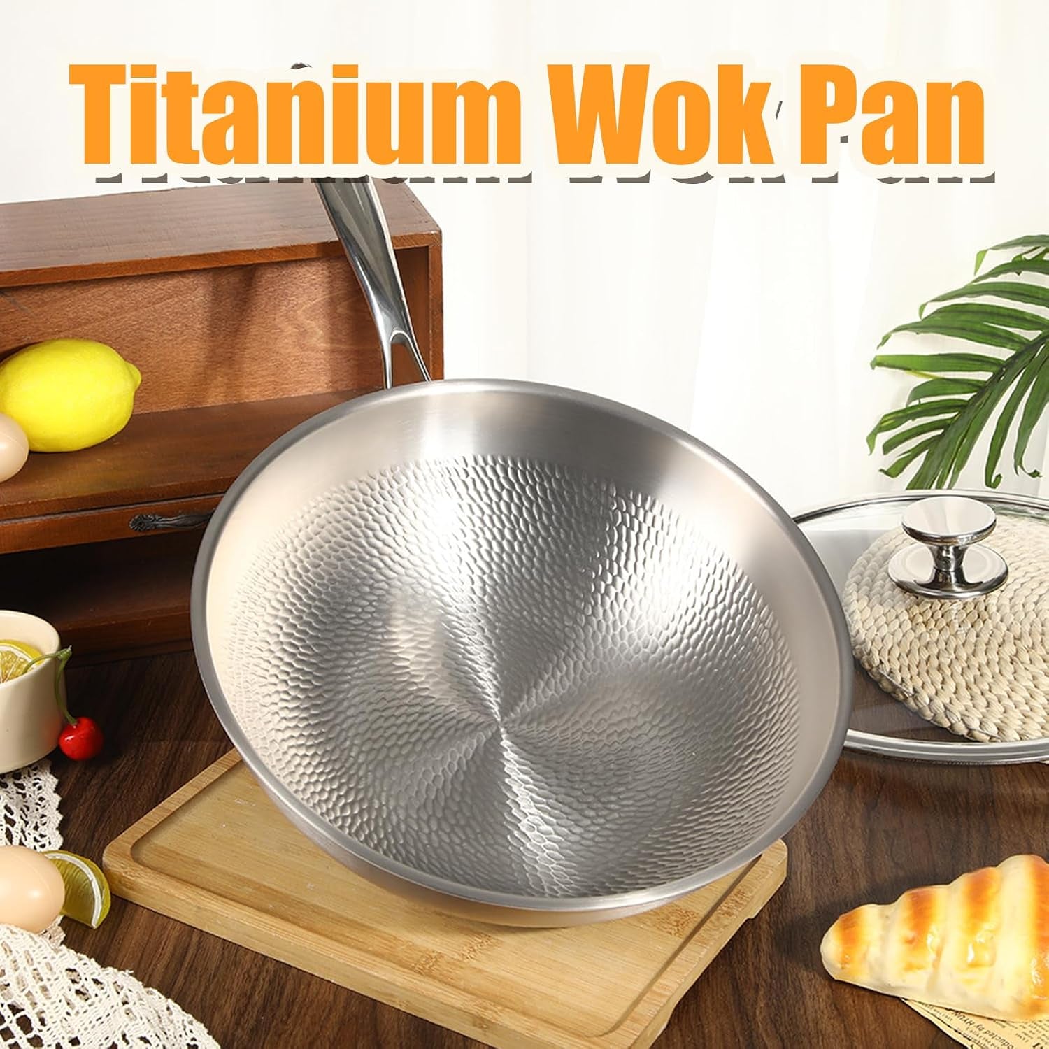 titanium-hammered-wok-pure-2026-upgrade-frying-pans-nonstick-non-stick-wok-durable-scratch-resistant-titanium-pans-for-cooking-compatible-with-all-cooktops-12-6in