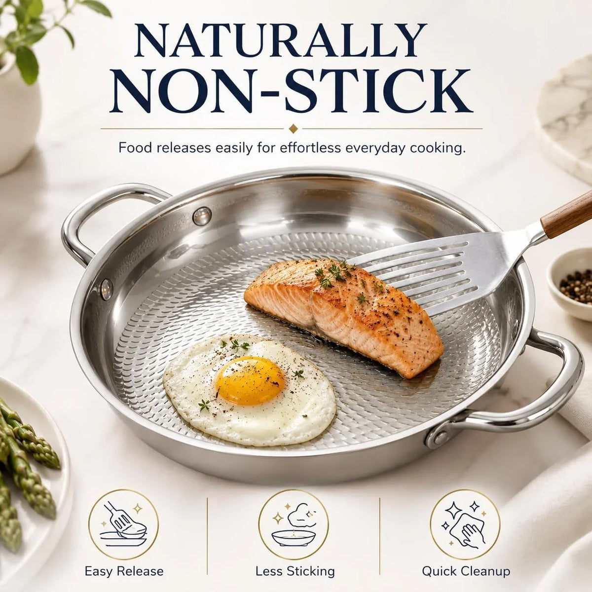titanium-hammered-pan-upgrade-double-handle-no-coating-non-stick-titanium-cookware-ultra-durable-scratch-resistant-even-heating-frying-pans-compatible-with-all-cooktops-11-02in-lid