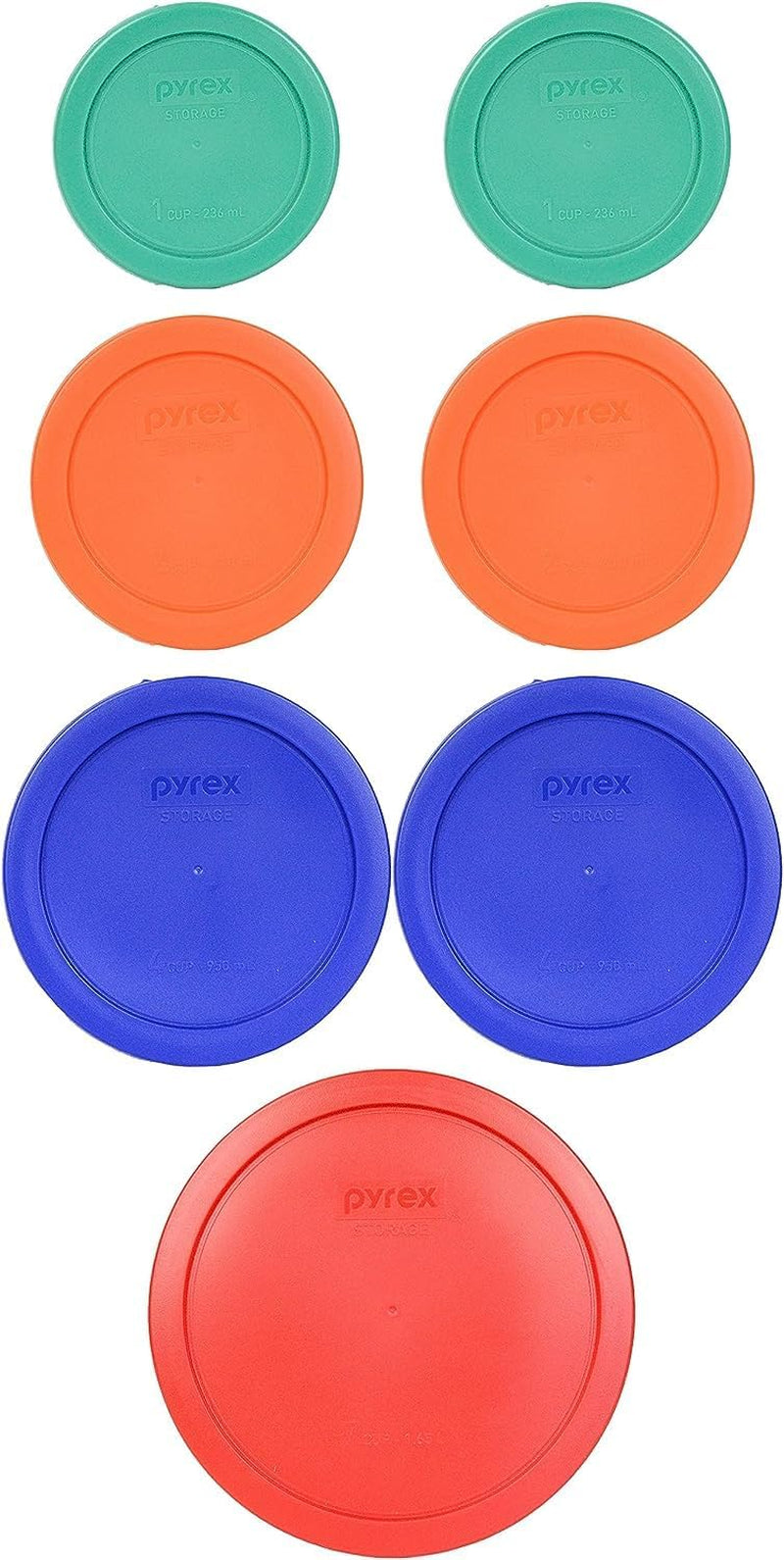 7-pc-mardi-gras-theme-food-storage-replacement-lids-made-in-usa-1-cup-green-2-cup-orange-4-cup-cadet-blue-6-7cup-red-meal-prep-covers-bpa-free-plastic