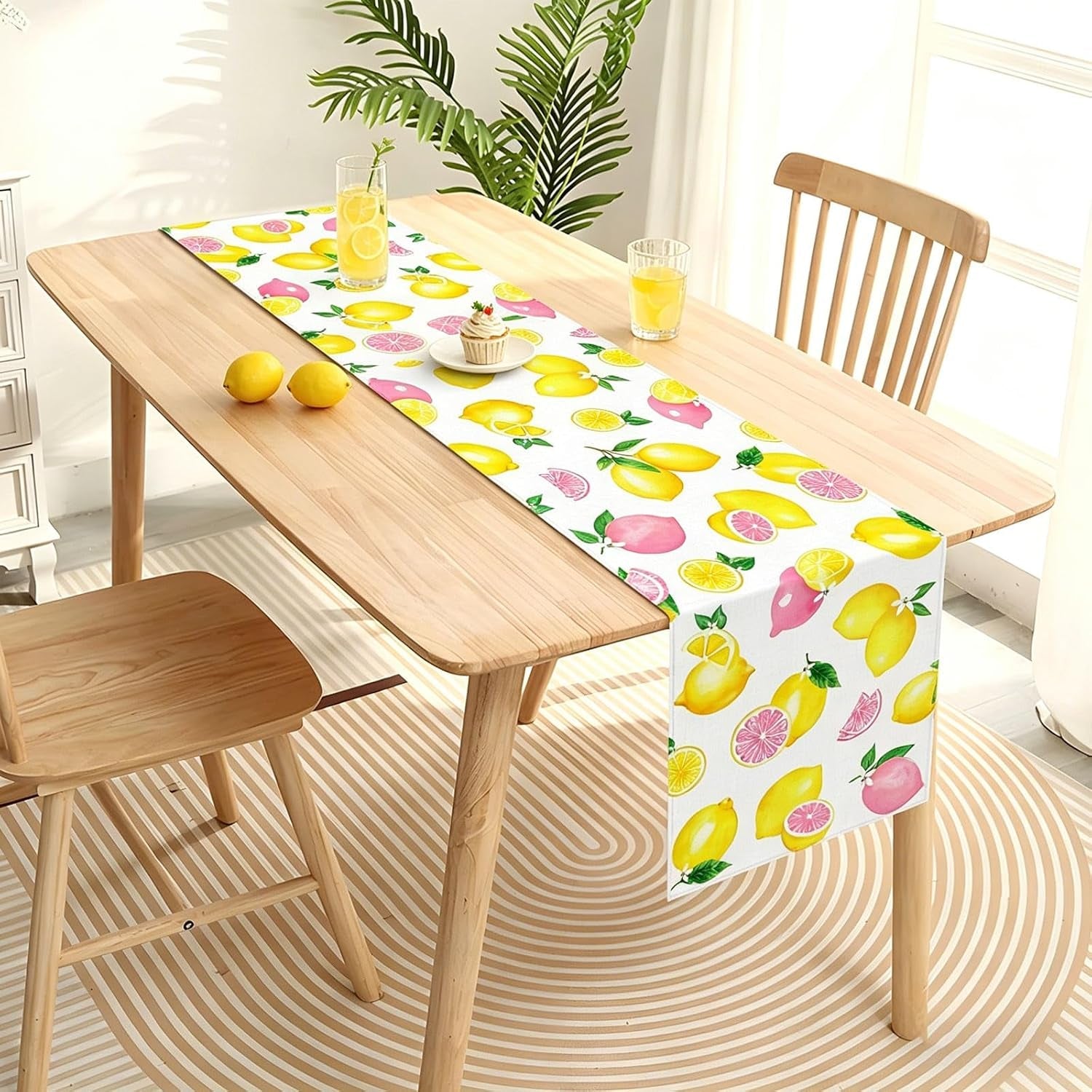 pink-lemon-party-decorations-table-runner-summer-citrus-fruit-lemonade-theme-birthday-bridal-shower-home-kitchen-dining-room-table-decor